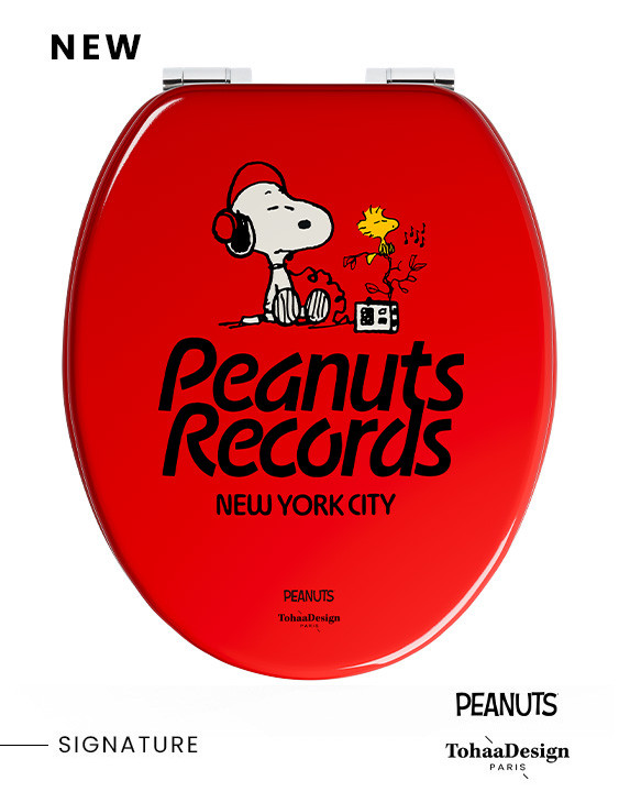 Tavoletta WC Peanuts Records