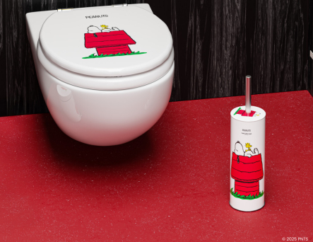 Nouvelles brosses WC Peanuts x TohaaDesign